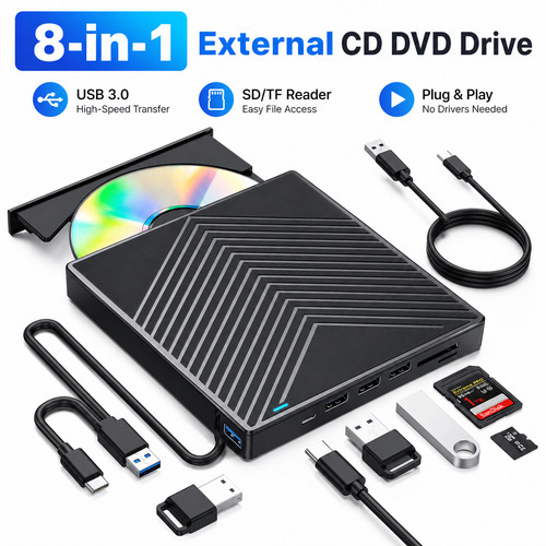 External dvd drive - cd,