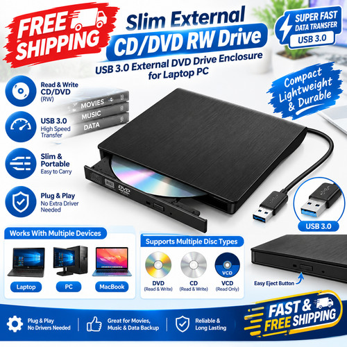 Slim external dvd drive - slim,