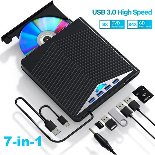7in1 external usb - external, cd